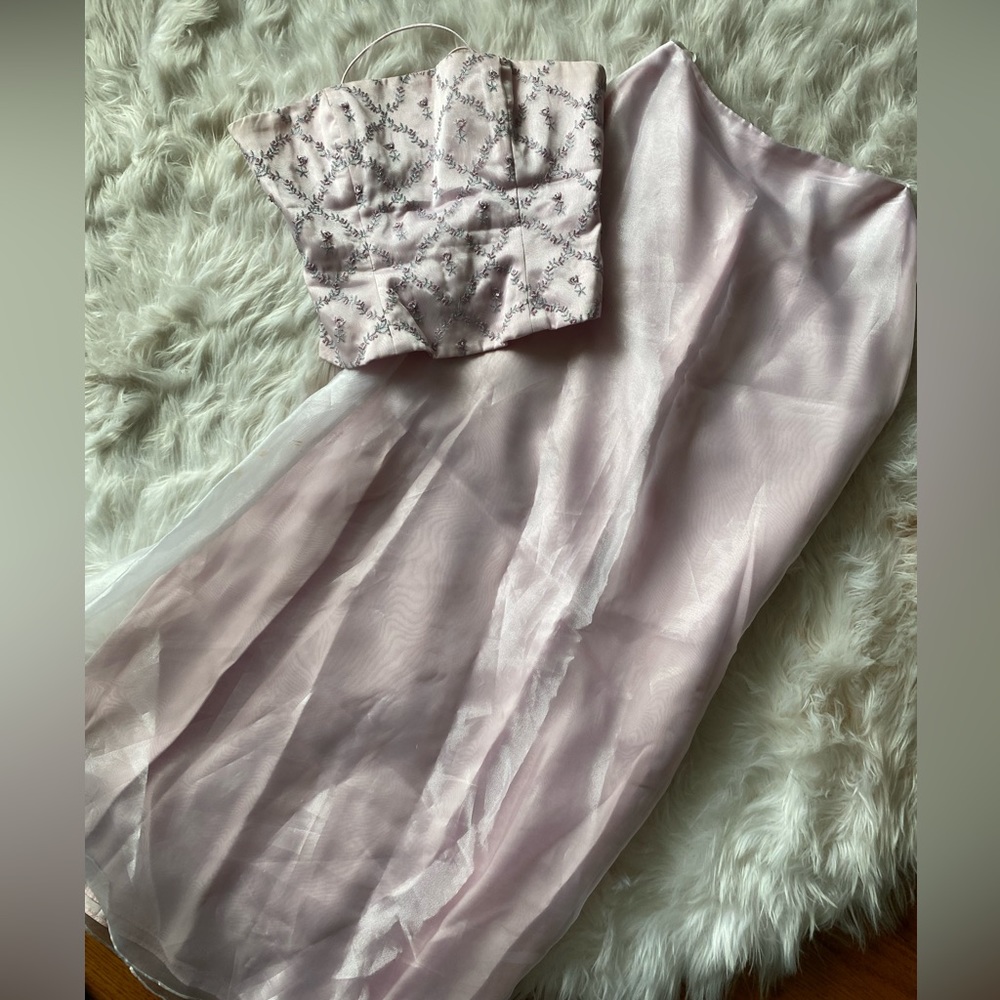 Two Piece Formal Gown with Corset